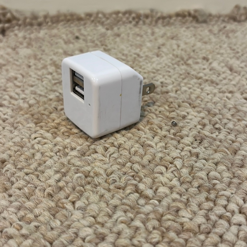 Double Outlet USB Charging Block